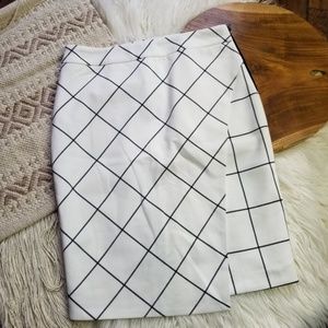 Katherine Barclay Window Pane Plaid Skirt